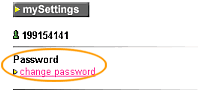 change password