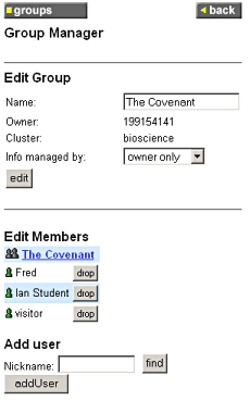group manager: edit group