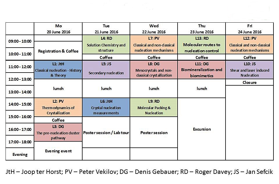 Final programme annoucement