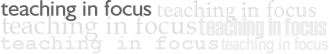 SPIDER: teaching in focus